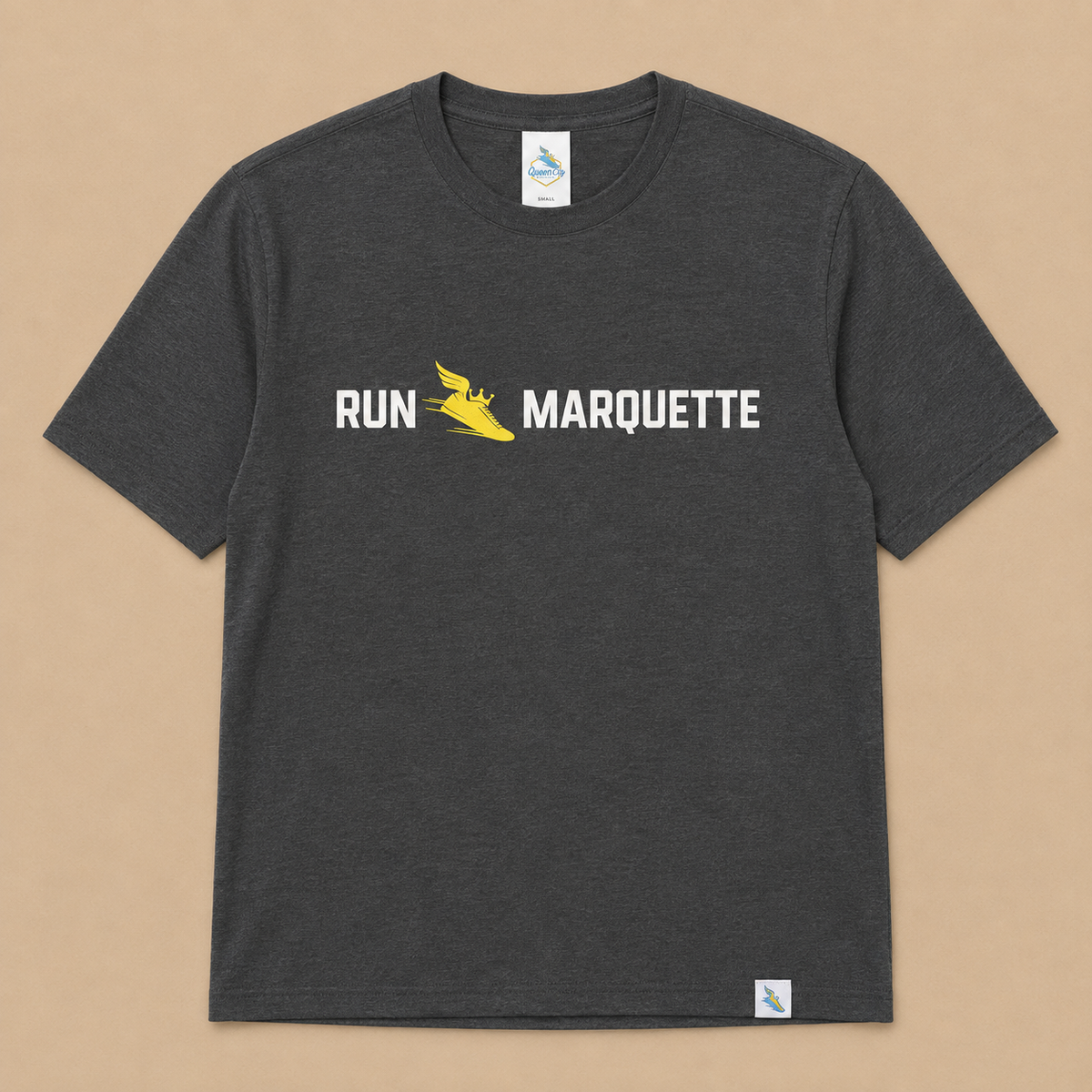 Unisex QCRC Run Marquette Performance Tech Short Sleeve