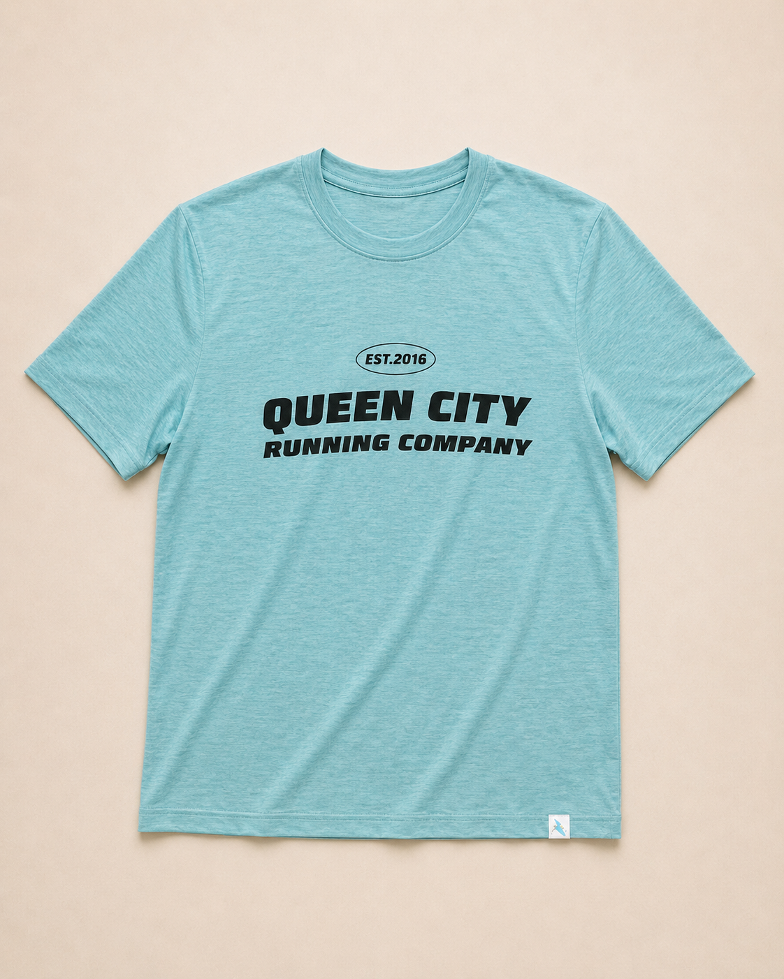 Women's QCRC Est 2016 Green Performance Tech Short Sleeve