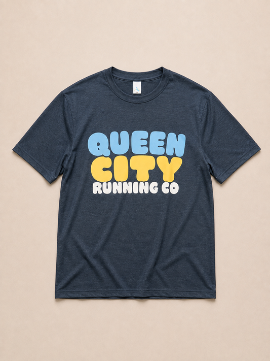 Women's QCRC Bubble Letter Performance Tech Short Sleeve