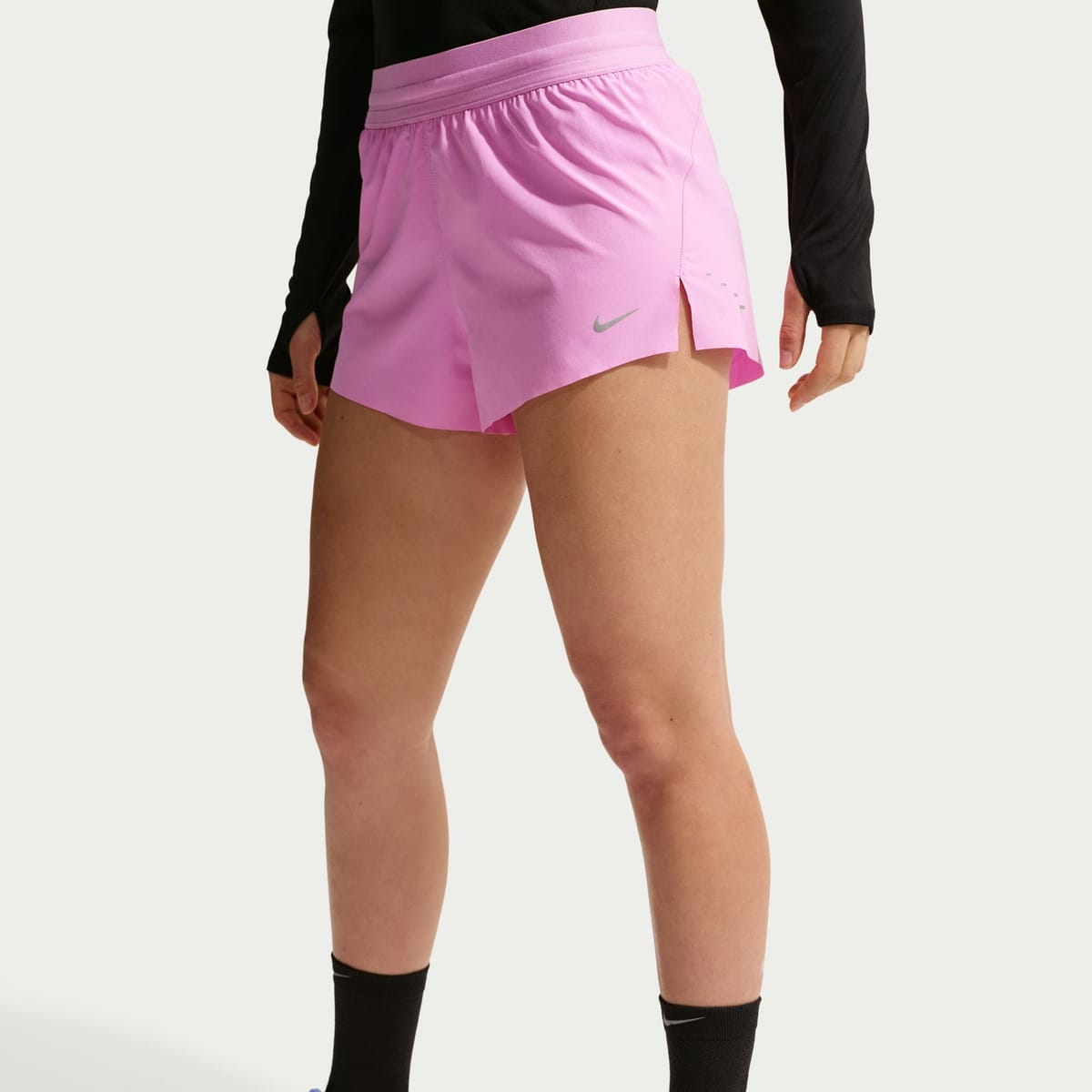 Women's Nike Swift Dri-FIT Mid-Rise 2.5" Brief-Lined Running Shorts