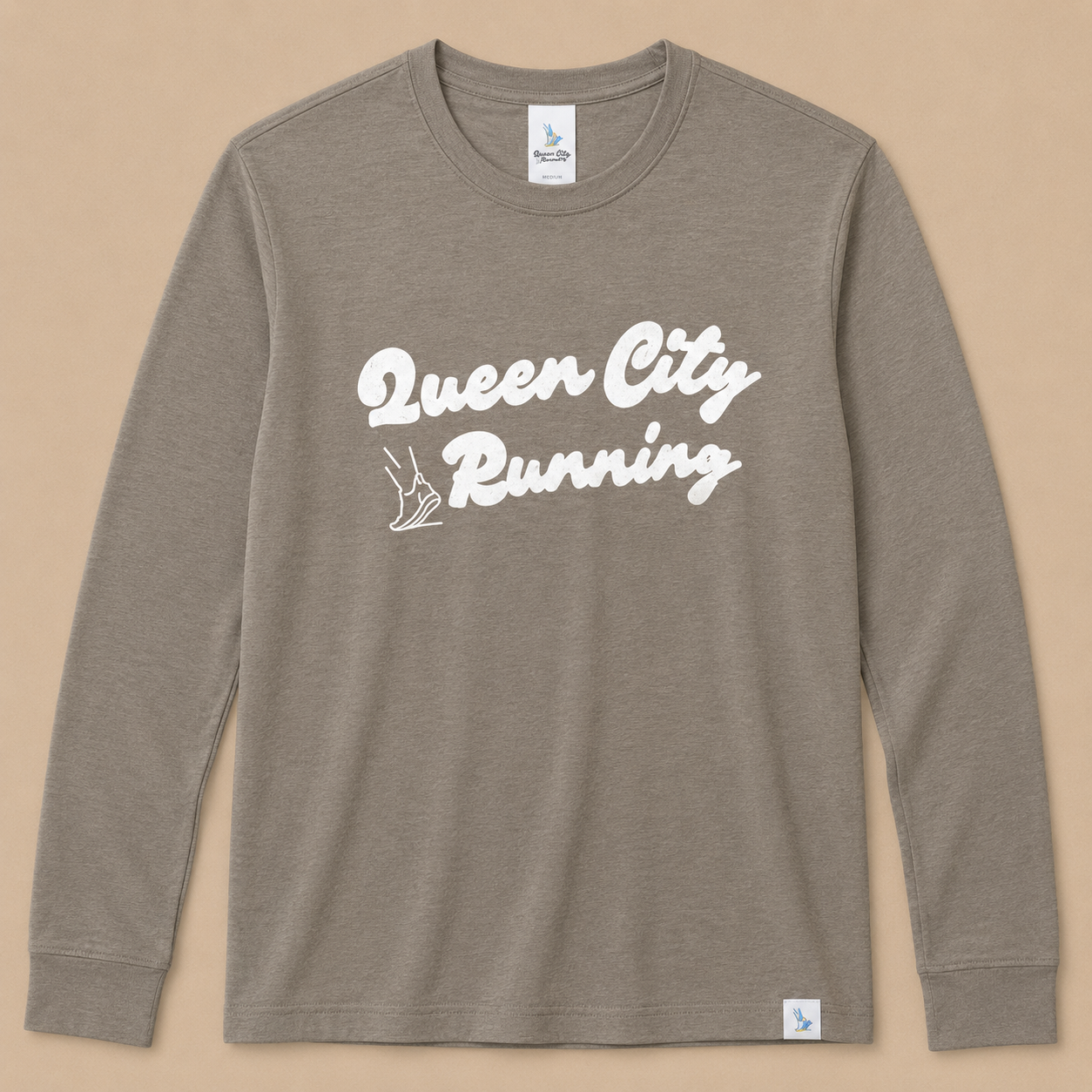 Men's QCRC Performance Tech Long Sleeve - Shoe Outline