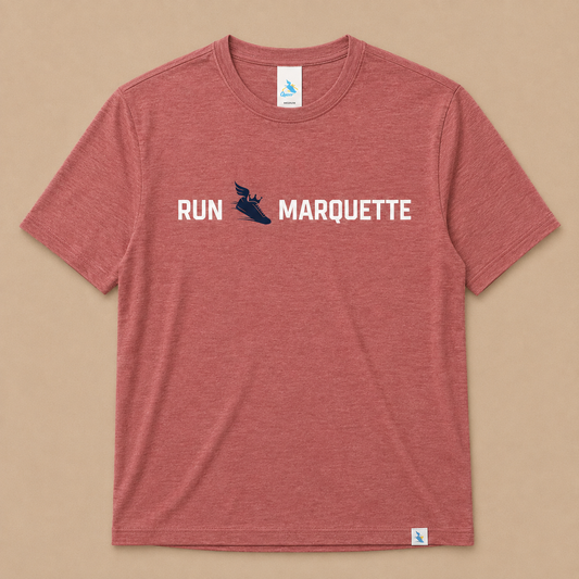 Unisex QCRC Run Marquette Performance Tech Short Sleeve