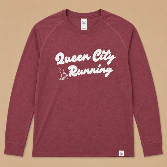 Women's QCRC Performance Tech Long Sleeve - Shoe Outline