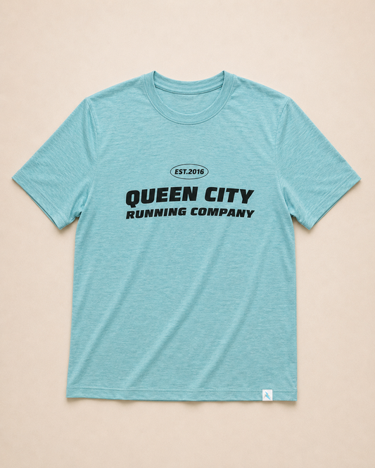 Women's QCRC Est 2016 Green Performance Tech Short Sleeve