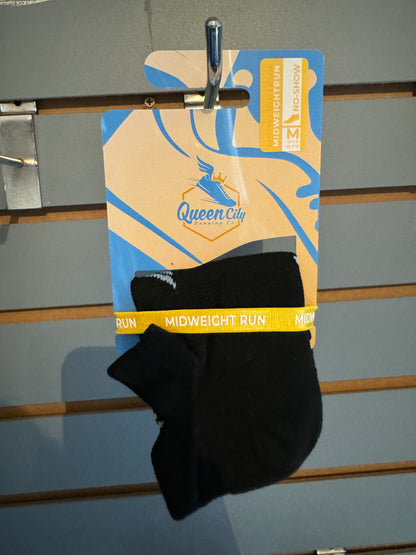 QCRC Midweight No Show Sock