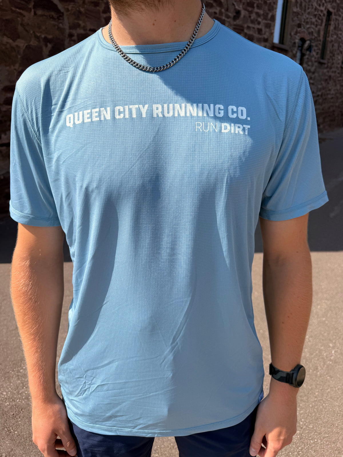 Men's QCRC Run Dirt Technical Blaze Short Sleeve