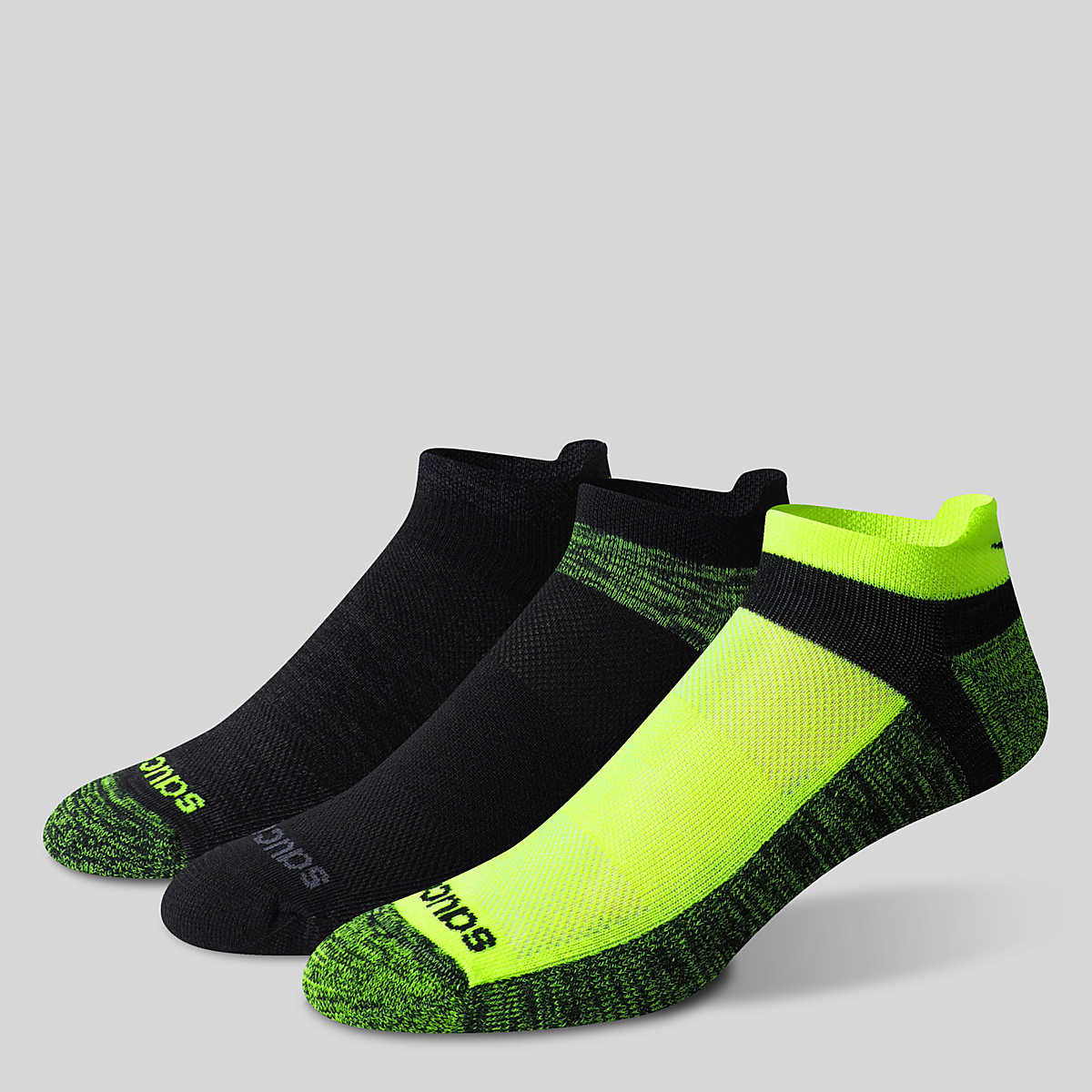 Saucony Inferno Cushioned No Show Tab 3-Pack Socks