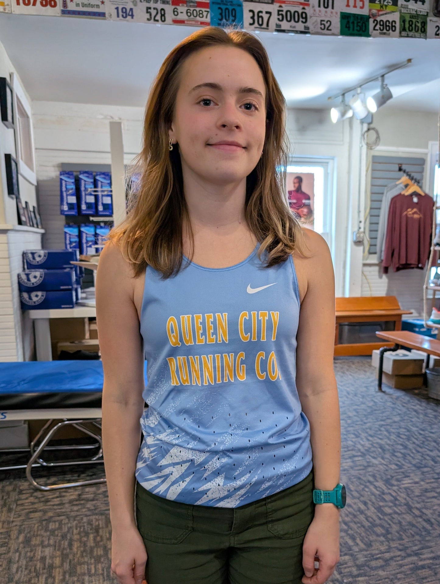 Women's QCRC Nike Dri-Fit Race Singlet