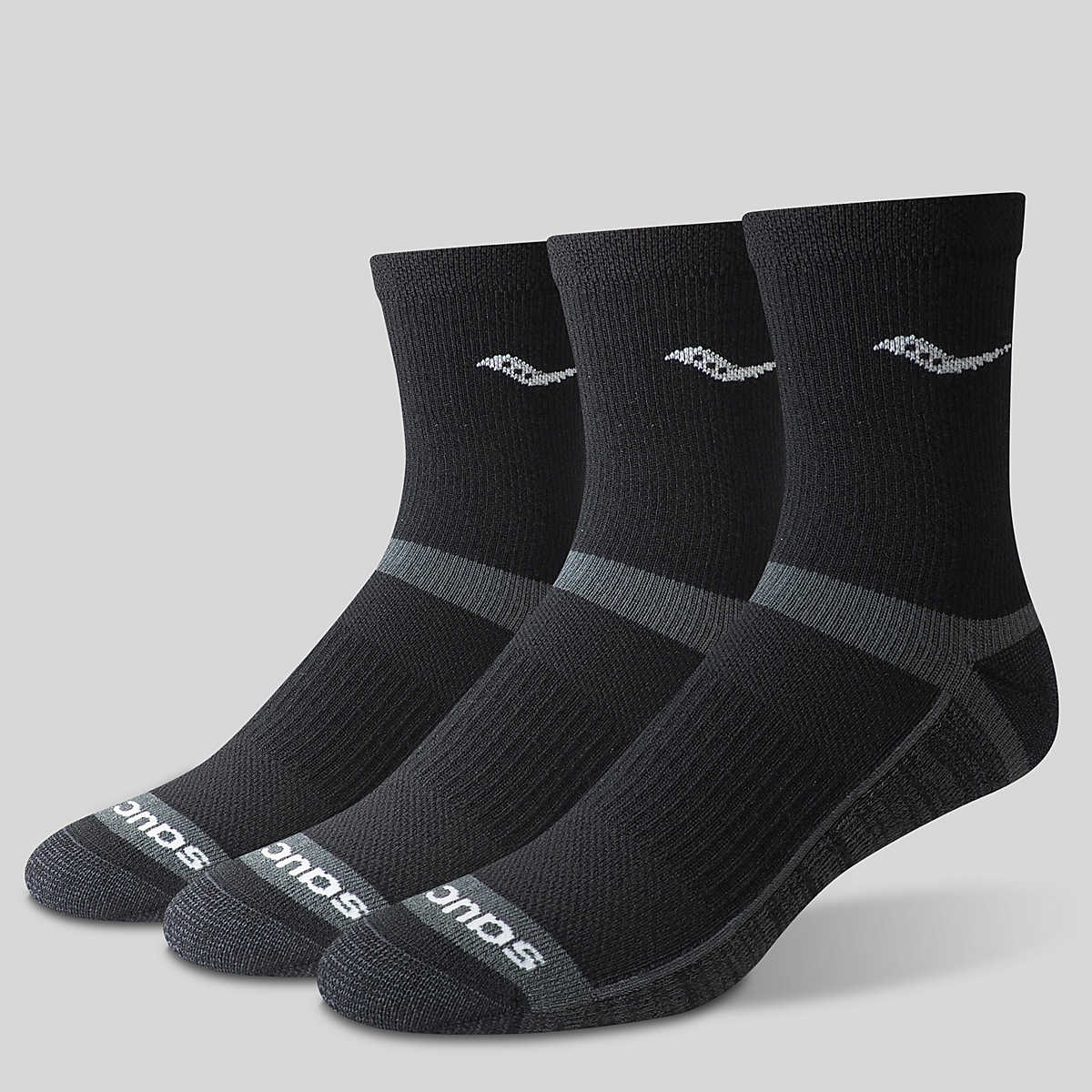 Saucony Inferno Mid Crew 3-Pack Socks