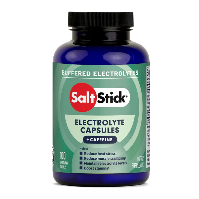 SaltStick Electrolyte Capsules + Caffeine