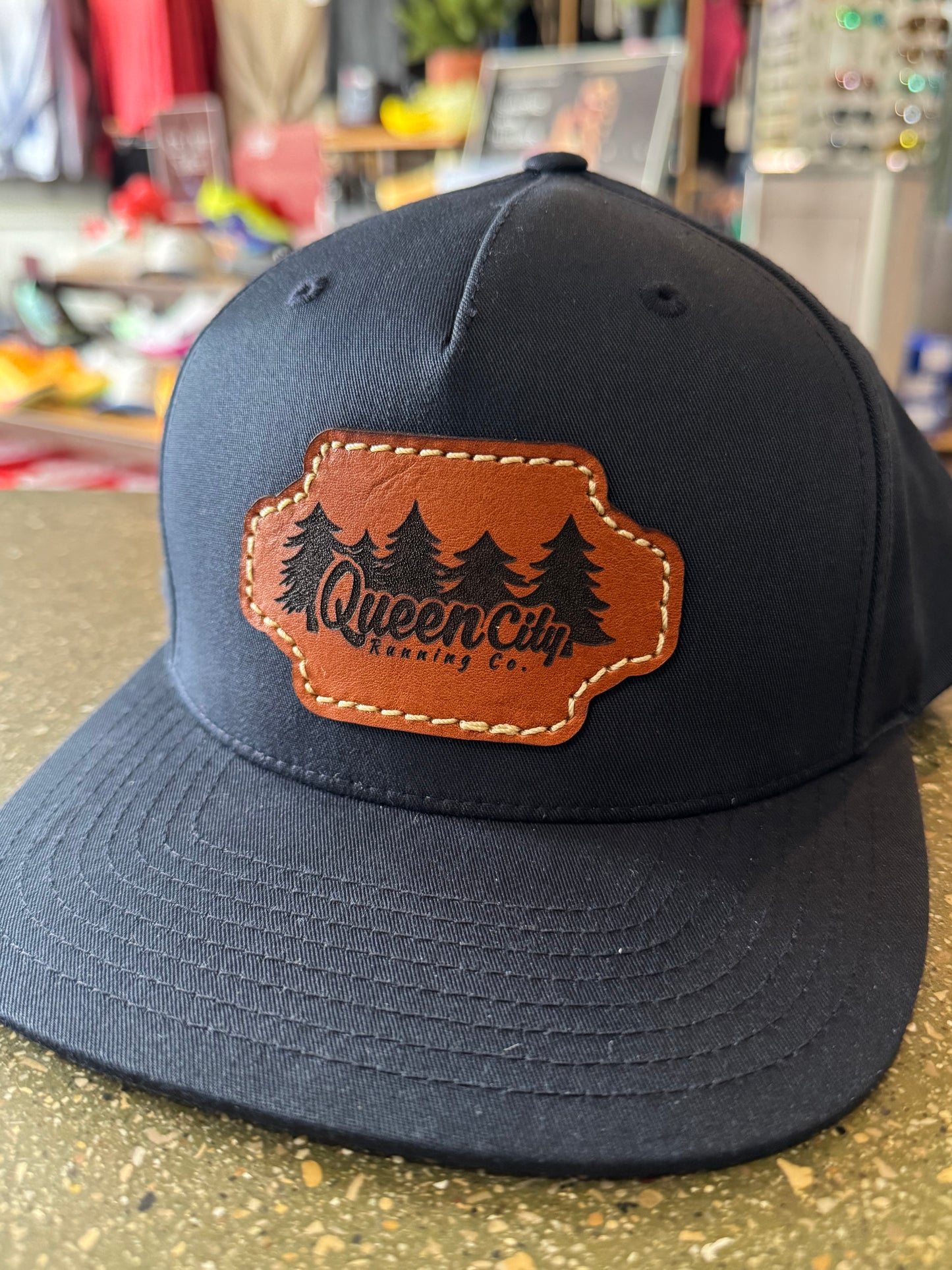 QCRC Leather Patch Richardson 255 Pinched Front