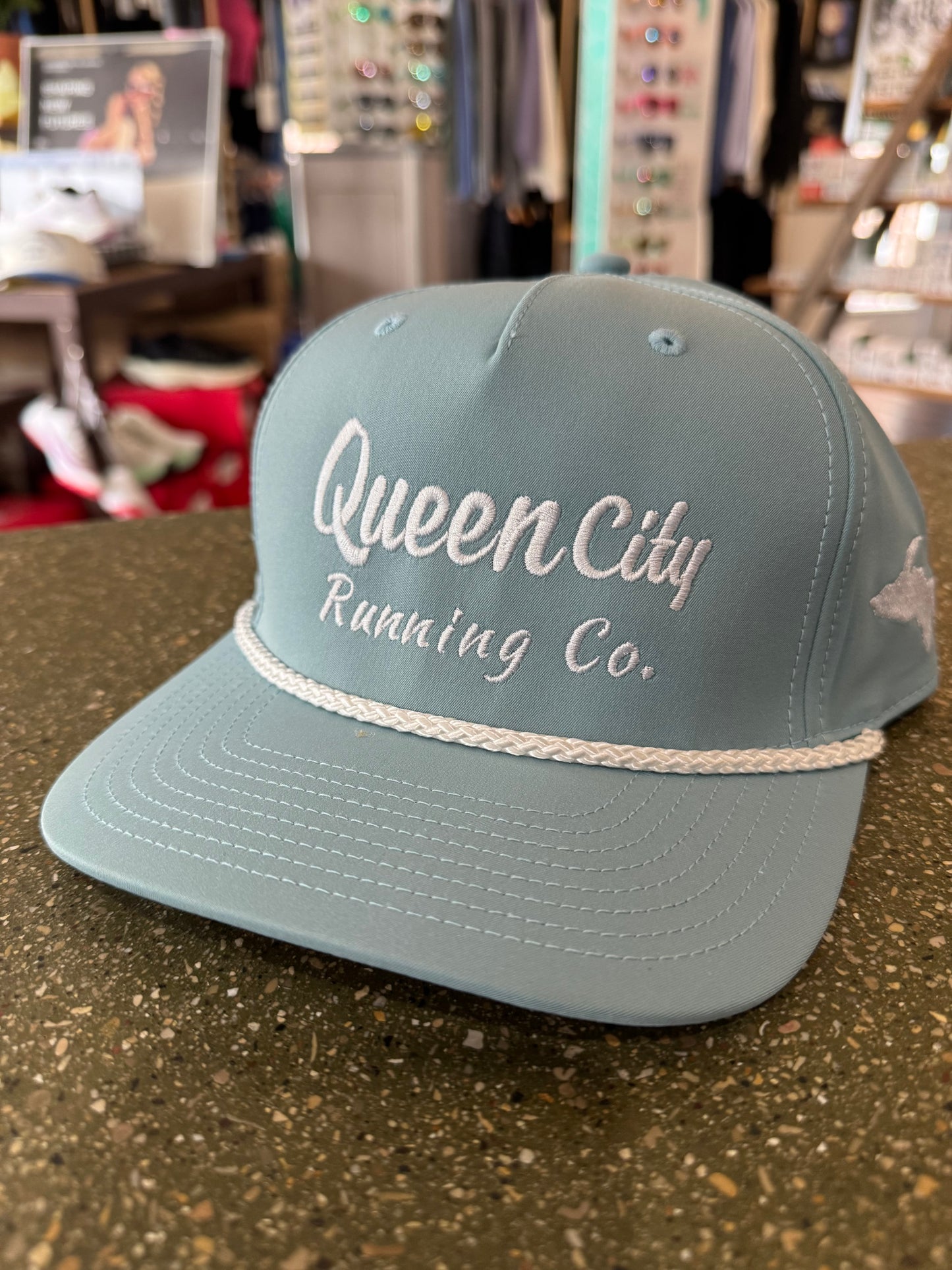 QCRC Embroidered Richardson 258 Performance Rope Cap