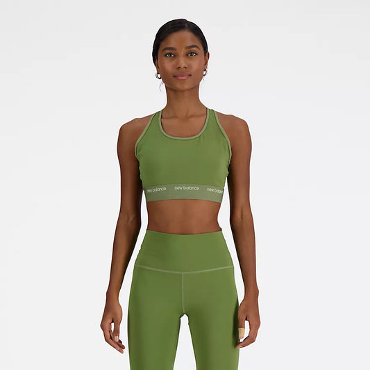 New Balance Sleek Medium Support Sports Bra